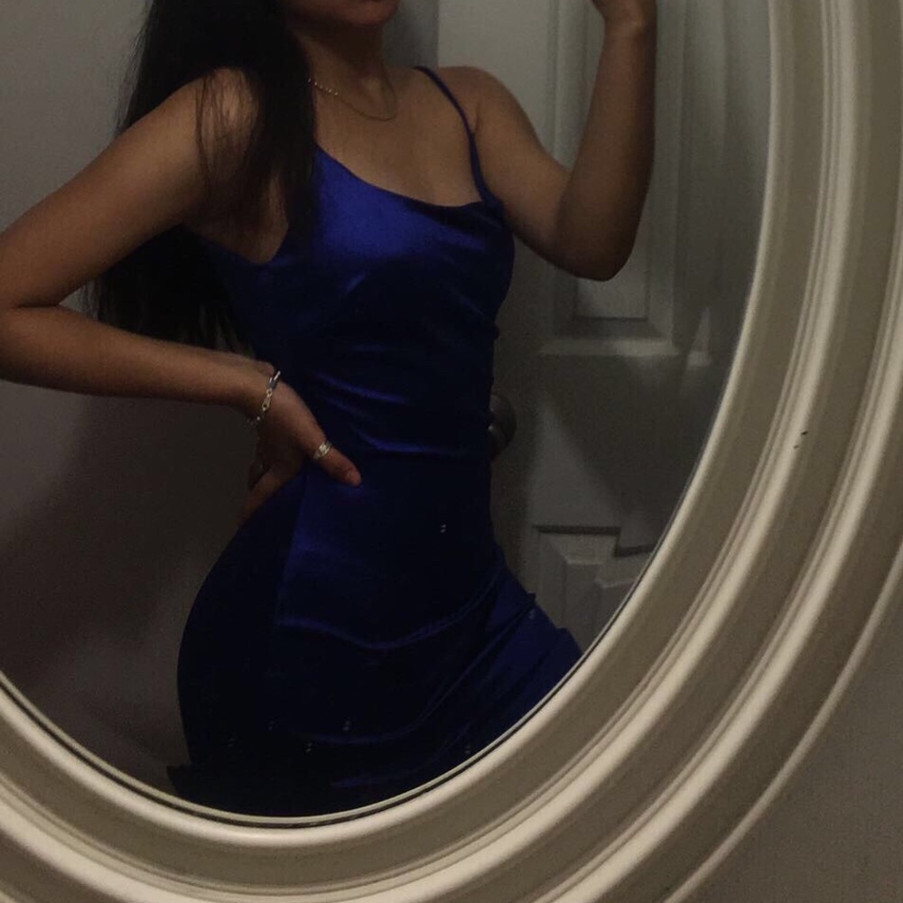 ROYAL BLUE MINI DRESS🌎